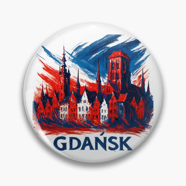 Item preview, Gdańsk Danzig Skyline Coat of Arms: Patriotic Pride designed and sold by Pineapple-Tree.