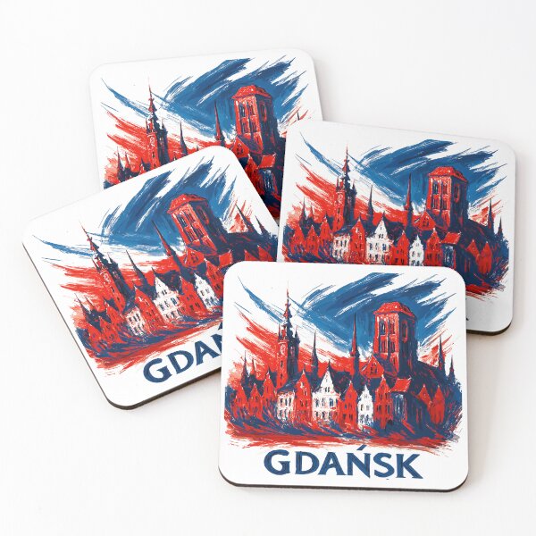 Item preview, Gdańsk Danzig Skyline Coat of Arms: Patriotic Pride designed and sold by Pineapple-Tree.