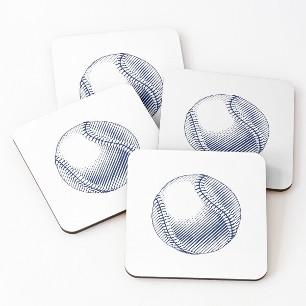 Item preview, Vintage Navy Blue baseball designed and sold by pattern-archive.