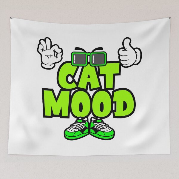 Item preview, CAT MOOD - PETS Design Character Bold Retro designed and sold by NFTWords.