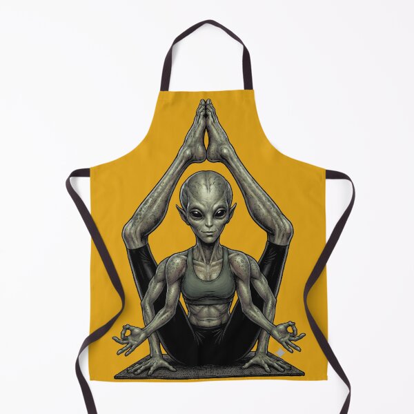 Item preview, Alien Yoga Pose Realistic Fitness T-Shirt designed and sold by NexxaStoree.