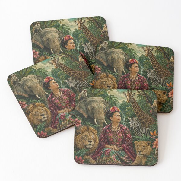 Item preview, frida Kahlo wildlife designed and sold by Muycote.
