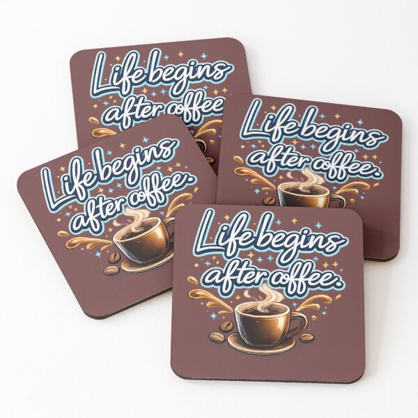 Item preview, Humor Life Begins After Coffee  designed and sold by WarriorVision.
