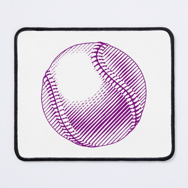Item preview, Vintage Purple baseball designed and sold by pattern-archive.