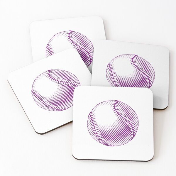 Item preview, Vintage Purple baseball designed and sold by pattern-archive.