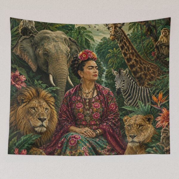 Item preview, frida Kahlo wildlife designed and sold by Muycote.