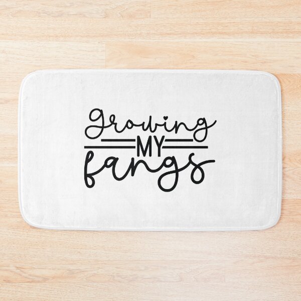 Item preview, Growing My Fangs - Autumn Halloween Vibes Quotes Retro Vintage Cute Vampire Spooky Season Gift designed and sold by FuzionRaptor.