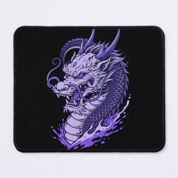 Item preview, Purple Japanese dragon head designed and sold by JEMAR Designs.