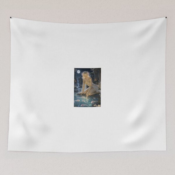 Item preview, Ethereal Goddess with Axolotl Friends designed and sold by CathryneDelamort.