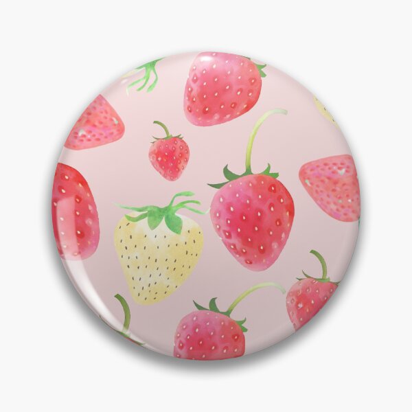 Item preview, Pink Strawberry Pattern designed and sold by Susan Link.