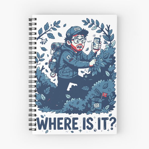 Item preview, Where Is It? - FunnyTshirt for Geocacher Searching For Cache designed and sold by Neurospicy Trolls.