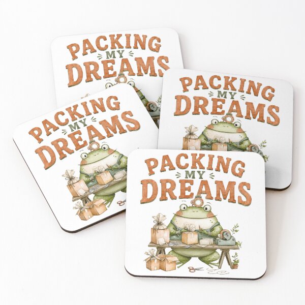 Item preview, Packing My Dreams Cute Small Business Frog designed and sold by VikArt7.