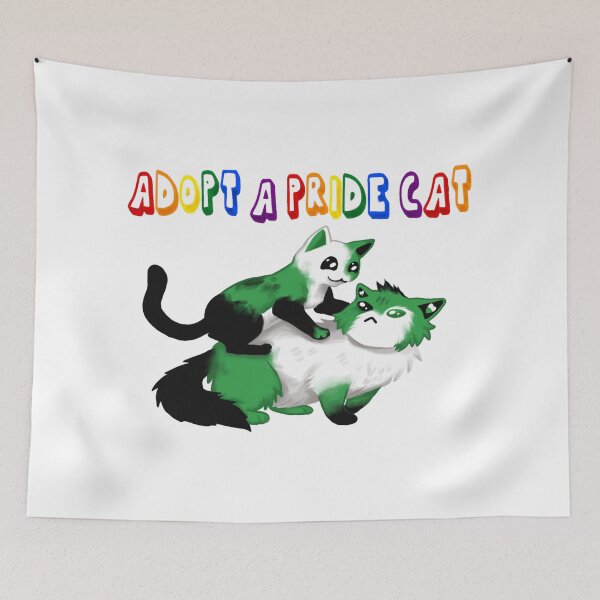 Item preview, Adopt A Pride Cat — Neutrois designed and sold by HistoryHounds.