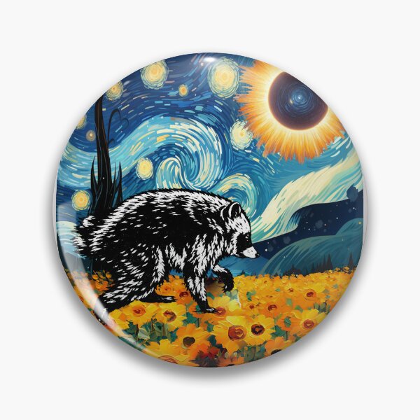 Item preview, Jimothy Raccoon  Starry Night Van Gogh  Seattle Meme designed and sold by erozzz.