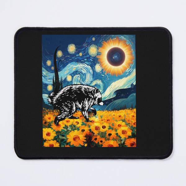 Item preview, Jimothy Raccoon Starry Night Van Gogh Seattle Meme designed and sold by erozzz.