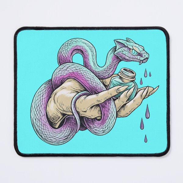 Item preview, Mystic Serpent Hand Tattoo | Fantasy Snake Art | Gothic Witch Aesthetic | T-Shirts & Stickers designed and sold by designbyuzi.