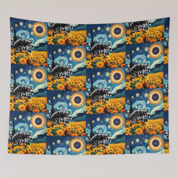 Item preview, Jimothy Raccoon  Starry Night Van Gogh  Seattle Meme designed and sold by erozzz.