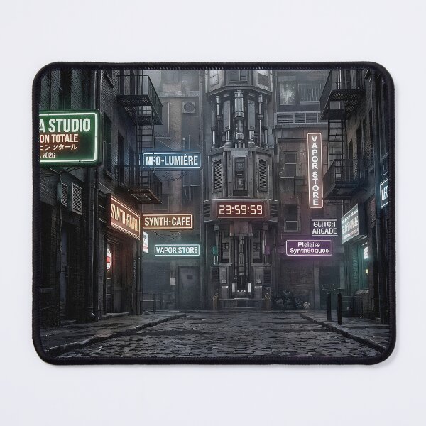 Item preview, Cyberpunk Dark Alley - Rain, Neon Lights, and Future Megalopolis designed and sold by Kek-Ina.
