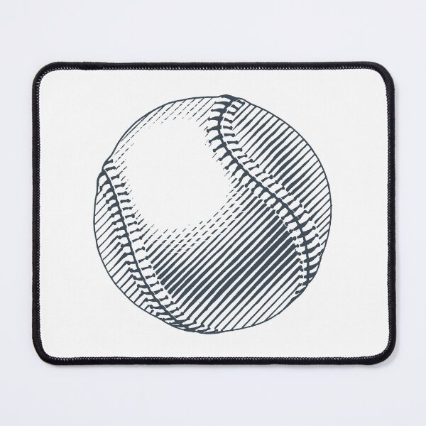 Item preview, Vintage Charcoal Baseball Ball Art Graphic designed and sold by pattern-archive.