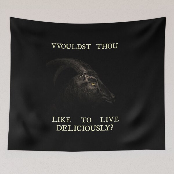 Item preview, Black Phillip designed and sold by Weirdly Specific.