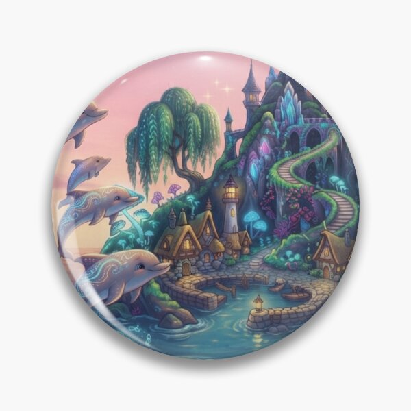Item preview, Moonlit Dolphin Kingdom designed and sold by ANNART1602.
