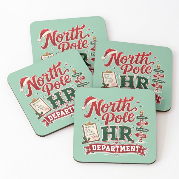 Item preview, North Pole HR Department – Funny Christmas Office Design designed and sold by TheStephanieRome.