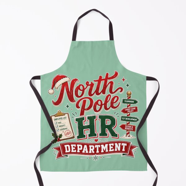 Item preview, North Pole HR Department – Funny Christmas Office Design designed and sold by TheStephanieRome.