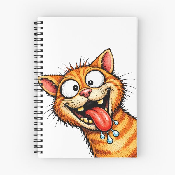 Item preview, Crazy Orange Cat Cartoon Face designed and sold by Sed94.