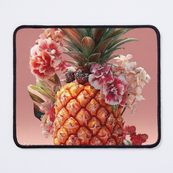 Item preview, Pineapple Tropical Fruits and Flowers designed and sold by Grafititee.