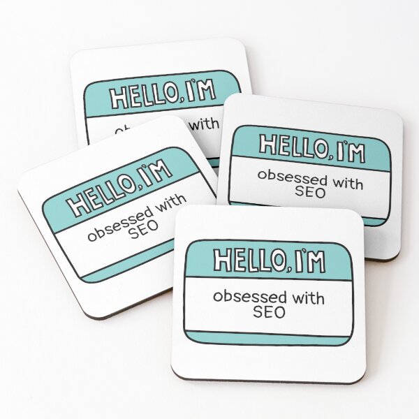 Item preview, Obsessed with SEO Name Tag designed and sold by MaryAller.