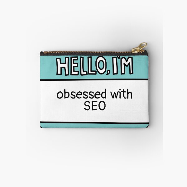 Item preview, Obsessed with SEO Name Tag designed and sold by MaryAller.