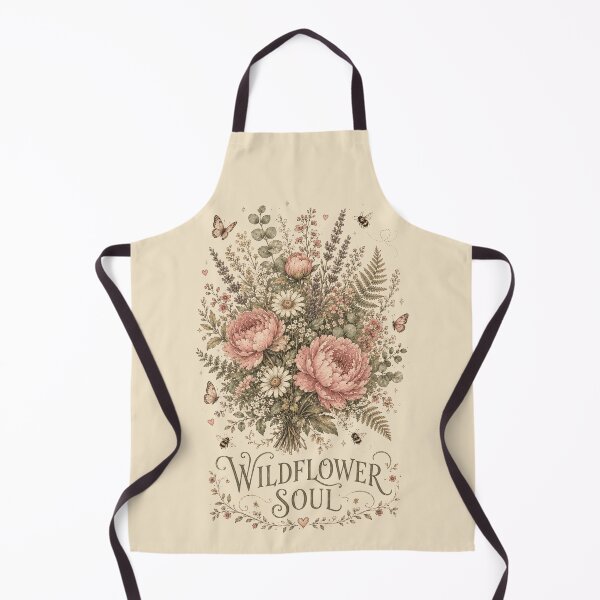 Item preview, Wildflower Soul Vintage Botanical Bouquet | Cottagecore Peony Daisy Floral Graphic Art designed and sold by WillCraftx.