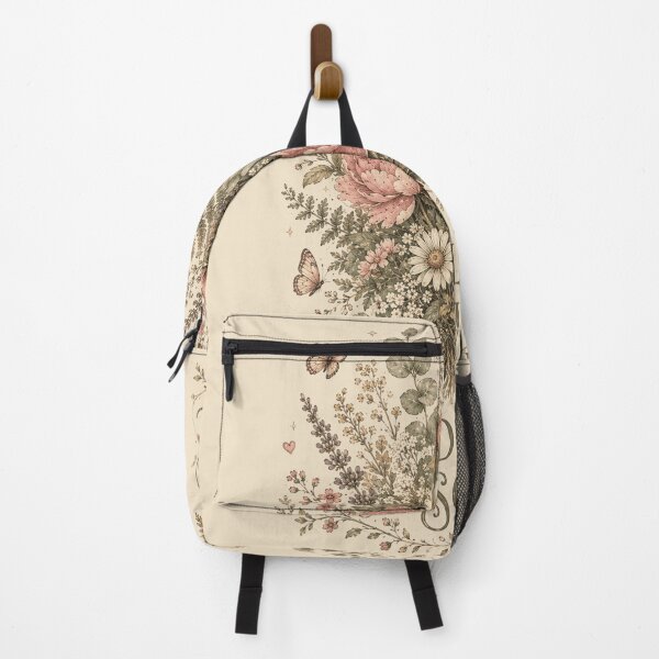 Item preview, Wildflower Soul Vintage Botanical Bouquet | Cottagecore Peony Daisy Floral Graphic Art designed and sold by WillCraftx.