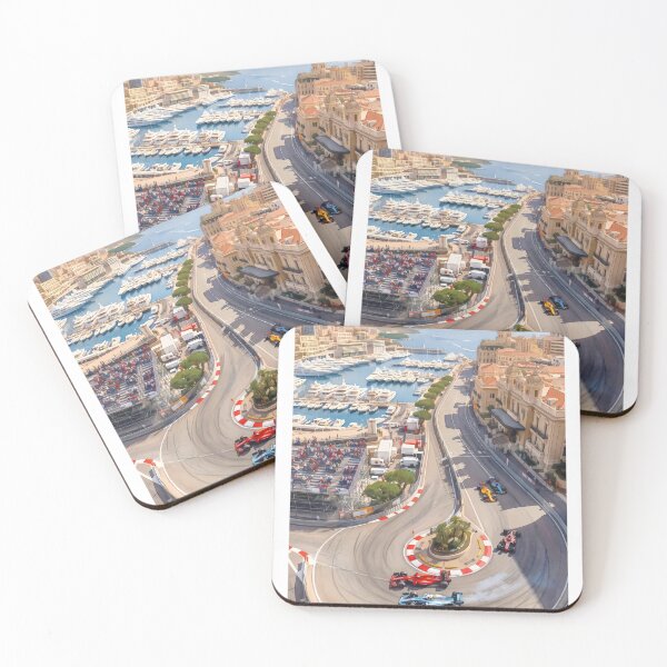 Item preview, Monaco Grand Prix Fairmont Hairpin Art – Monaco F1 Circuit Painting designed and sold by mentosdesigner.