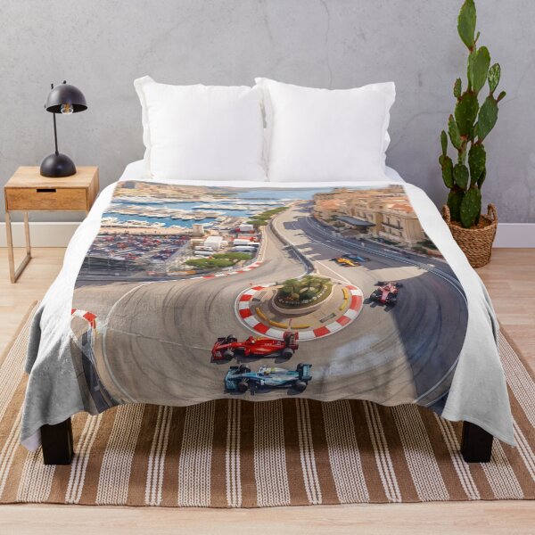 Item preview, Monaco Grand Prix Fairmont Hairpin Art – Monaco F1 Circuit Painting designed and sold by mentosdesigner.