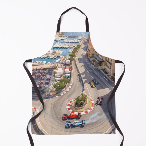 Item preview, Monaco Grand Prix Fairmont Hairpin Art – Monaco F1 Circuit Painting designed and sold by mentosdesigner.
