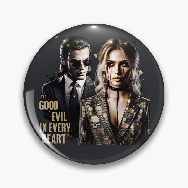 Item preview, Gold Skull Suit Gangster Couple designed and sold by Voodoo Store Paranormal Collections.