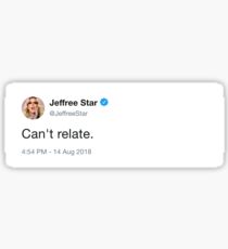 Jeffree Star Tweet - kann nicht beziehen Sticker