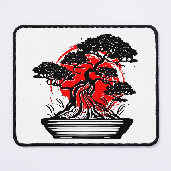 Item preview, Japanese Bonsai Tree | Minimalist Zen Botanical Illustration designed and sold by huldabowlin.