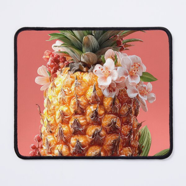 Item preview, Pineapple Tropical Fruits and Flowers designed and sold by Grafititee.