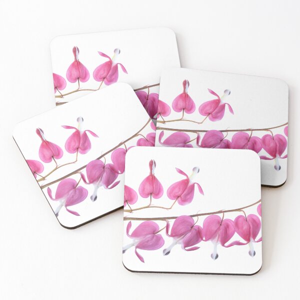 Item preview, Minimalist Bleeding Heart Pink Botanical Art designed and sold by Catrinann.