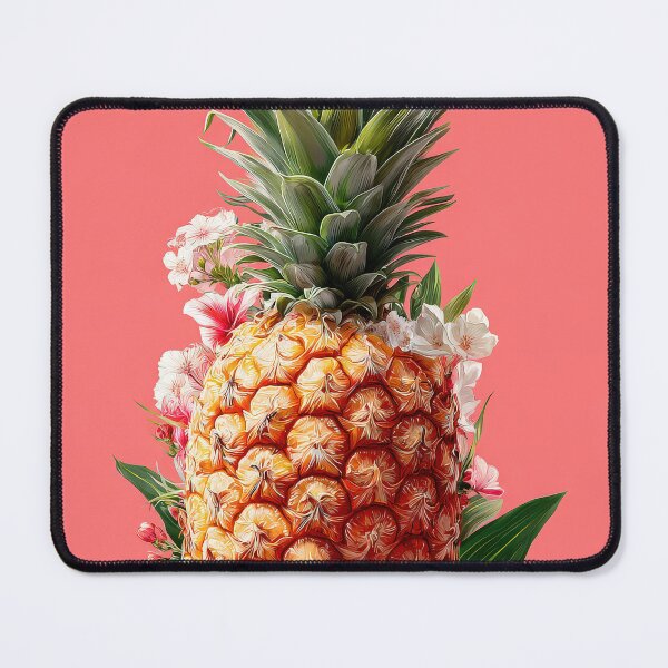Item preview, Pineapple Tropical Fruits and Flowers designed and sold by Grafititee.