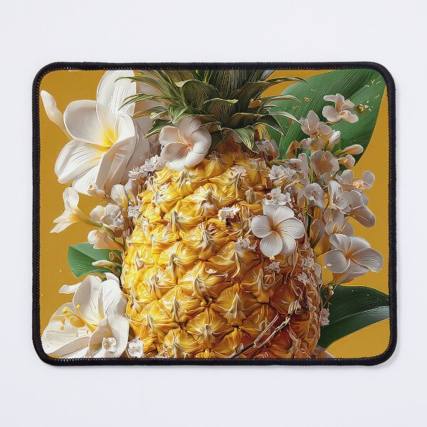 Item preview, Pineapple Tropical Fruits and Flowers designed and sold by Grafititee.