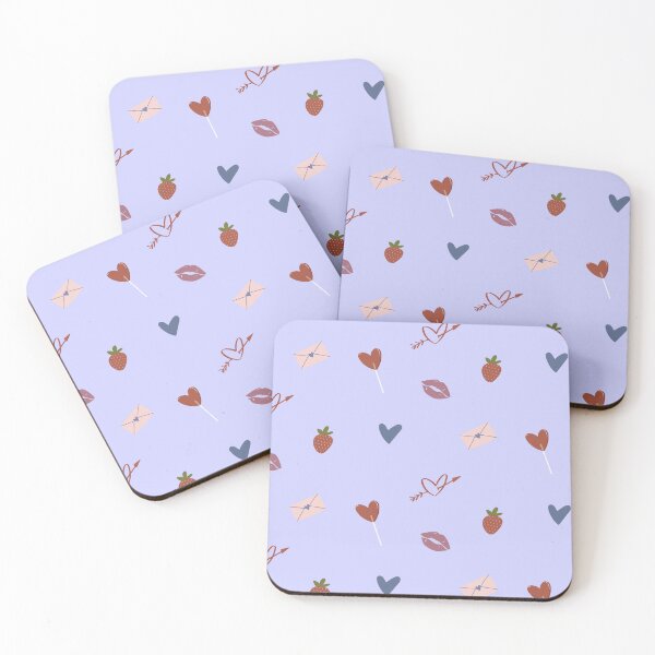 Item preview, Love Letter, Lollipop, and a Strawberry Walk Into a Pattern designed and sold by rimixx.