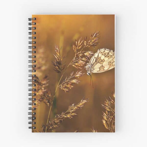 Item preview, Marbled White Butterfly on Golden Autumn Grass designed and sold by Catrinann.