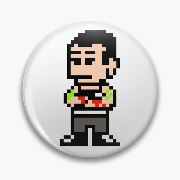 Item preview, Chester Bennington in 8-Bits designed and sold by konsu-smn.