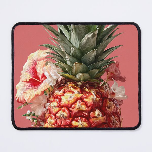 Item preview, Pineapple Tropical Fruits and Flowers designed and sold by Grafititee.