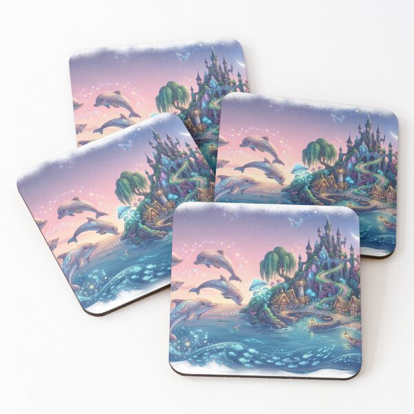 Item preview, Moonlit Dolphin Kingdom designed and sold by ANNART1602.