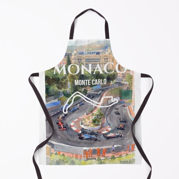 Item preview, Monaco Monte Carlo Racetrack Poster – Fairmont Hairpin Circuit Art designed and sold by mentosdesigner.