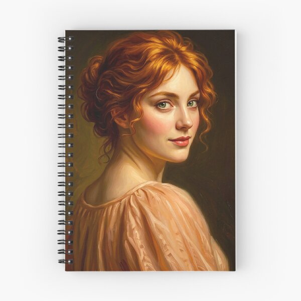 Item preview, Classical Portrait of Red-Haired Woman designed and sold by abanoubnabil.